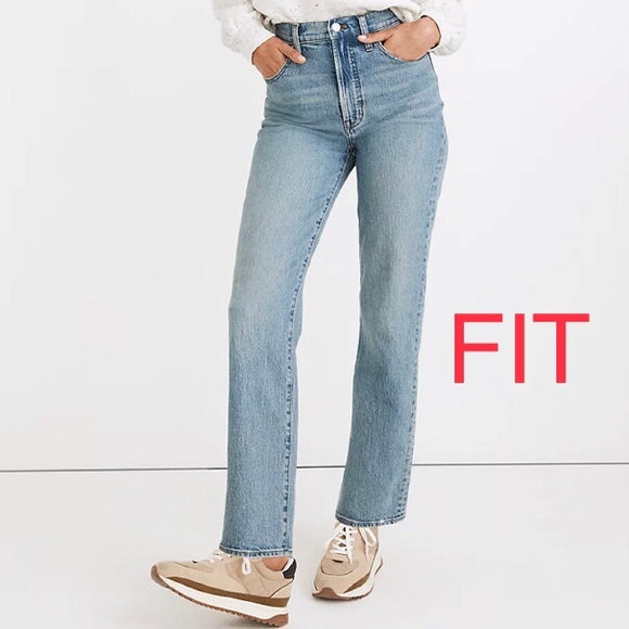 LOFT Denim - High Waist Relaxed Straight Leg Denim Jeans ‘90s Light Blue 26 / 2 size Denim